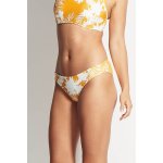 Bas de maillot wildtropics moutarde et blanc Bas de maillot wildtropics moutarde et blanc