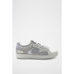 Baskets en cuir autograph blanc et gris