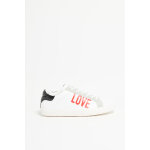 Baskets en cuir blanc