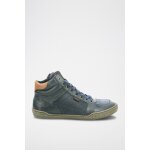 Baskets montantes en cuir junglehigh - bleu marine