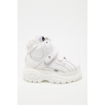 Baskets montantes plateformes en cuir - blanc