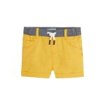 Bermuda en lin jaune Bermuda en lin jaune