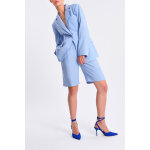 Bermuda taille haute ciel chin�