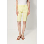 Bermuda taille haute jaune