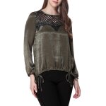 Blouse asymtrique ianis kaki