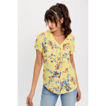 Blouse asymtrique jaune