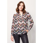 Blouse blanc et bleu