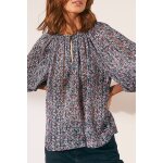 Blouse bleu marine et blanc
