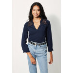 Blouse avec dtails brods