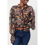 Blouse fluide en transparence