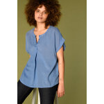 Blouse ladi bleu clair