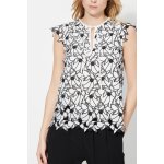 Blouse l�onie blanc et noir
