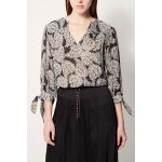 Blouse noir chin et cru