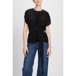 Blouse en soie noir
