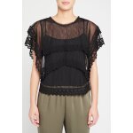 Blouse volant�e noir
