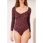 Body rose noir et rouge Body rose noir et rouge