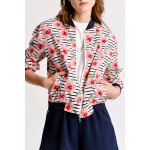 Bomber blanc et rose Bomber blanc et rose