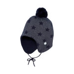 Bonnet cache - oreilles bleu nuit chin - okabi