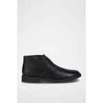 Boots en cuir brandled noir