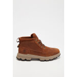 Boots en cuir camel