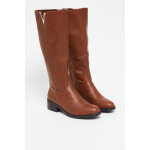 Bottes cavalires avec fente en v