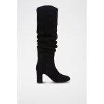 Bottes en cuir noir
