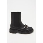 Bottines chelsea en cuir noir