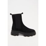 Bottines chelsea en cuir noir