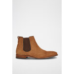 Bottines chelsea en cuir de veau camel