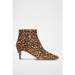 Bottines en cuir beige et marron Bottines en cuir beige et marron