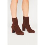 Bottines en cuir de ch�vre gianella marron - stuart weitzman