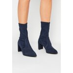 Bottines en cuir de ch�vre nubuck prancer - bleu - stuart weitzman