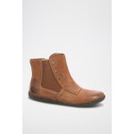 Bottines en cuir happli camel Bottines en cuir happli camel