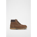 Bottines en cuir marron - okadi