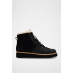 Bottines en cuir mojave noir