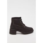 Bottines en cuir noir