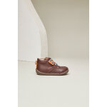 Bottines en cuir wazzap marron fonc