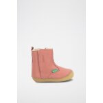 Bottines fourrées en cuir socool cho - rose Bottines fourrées en cuir socool cho - rose
