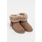 Bottines fourres en nubuck