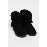 Bottines fourres en nubuck