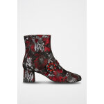 Bottines seylise rouge fonc et noir