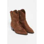 Bottines � talons effet western