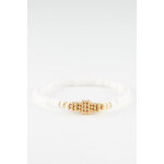 Bracelet lastique avec dtails dors
