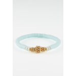 Bracelet lastique avec dtails dors