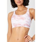 Brassire de sport rose et blanc