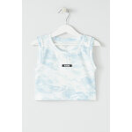 Brassire tie and dye blanc et bleu clair