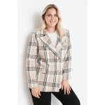 Caban court  motifs tartan