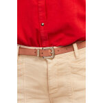 Ceinture en cuir orange - one step femme