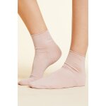 Chaussettes paillettes rose p�le