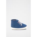 Chaussons montants en jean bleu clair
